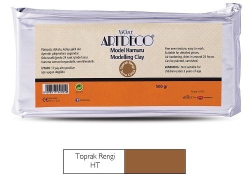 Artdeco Model Hamuru 500 Gr. Toprakrengi Y-100-Ht