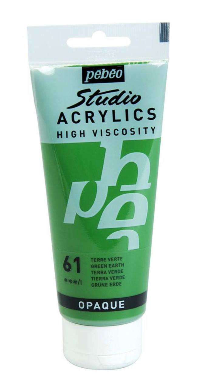 Pebeo Akrilik Studio Boya 100 ml 831x61 Green Earth