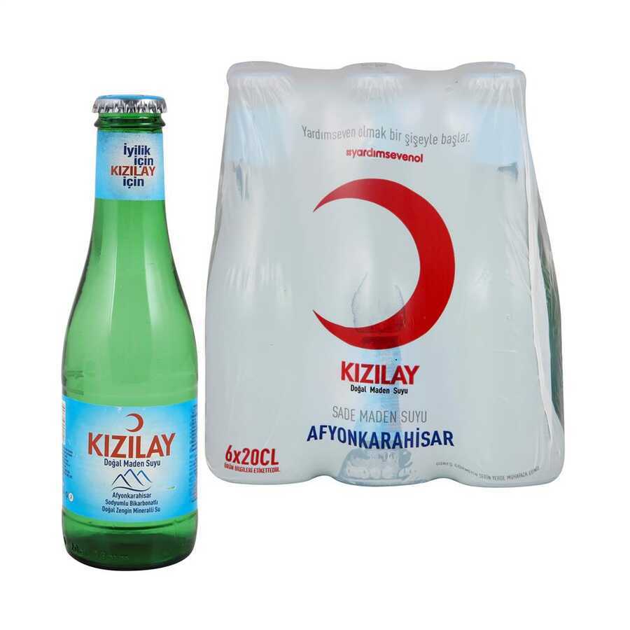 Kızılay Maden Suyu Afyonkarahisar 200Ml. 6'Lı Paket