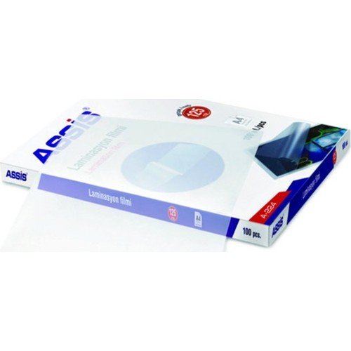 Assis Laminasyon Filmi A/4 125 Mikron 100 lü