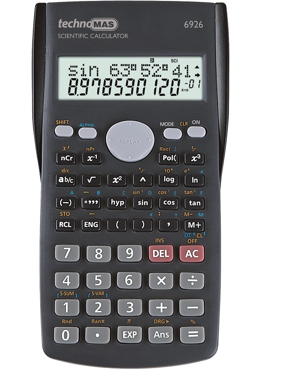 Mas Hesap Makinesi Bilimsel Fonksiyonlu 6926