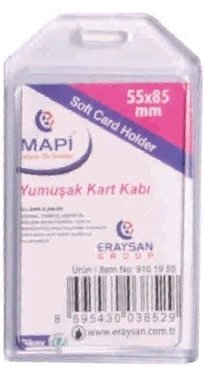 Mapi Kart Kabı Yumuşak 55X85Mm Dikey 50Li İthal 9101955