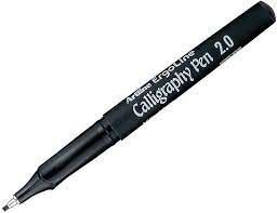 Artline Ergoline Calligraphy Pen 2.0 Kaligrafi Kalemi Uç:2,0mm Siyah