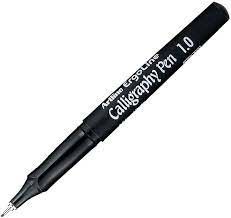 Artline Ergoline Calligraphy Pen 1.0 Kaligrafi Kalemi Uç:1,0mm Siyah