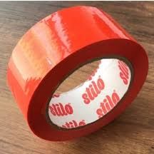 Stilo 45mmx100mt Renkli Koli Bandı Kırmızı