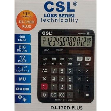 Csl DJ-120D Plus Hesap Makinası