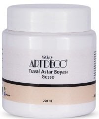 Artdeco Gesso Tuval Astar Boyası Beyaz 220Ml Y-085N-930