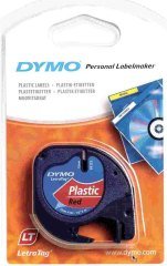 Dymo Şerit Letratag Plastik 12mmx4m Kırmızı 721630 59424