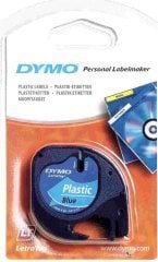 Dymo Şerit Letratag Plastik 12mmx4m Mavi 721650 59426