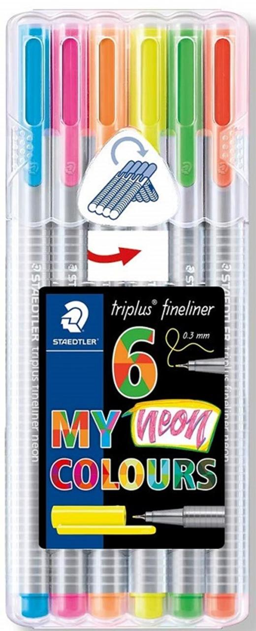 Staedtler Fınelıner Trıplus 6Lı Neon 334 Sb6Cs3