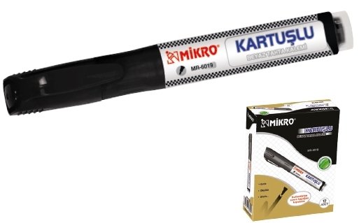 Mikro Beyaz Tahta Kalemi Siyah Kartuşlu Mr-6019