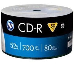 Hp Cd-R 700Mb 80Min 52X 50'li Shrink