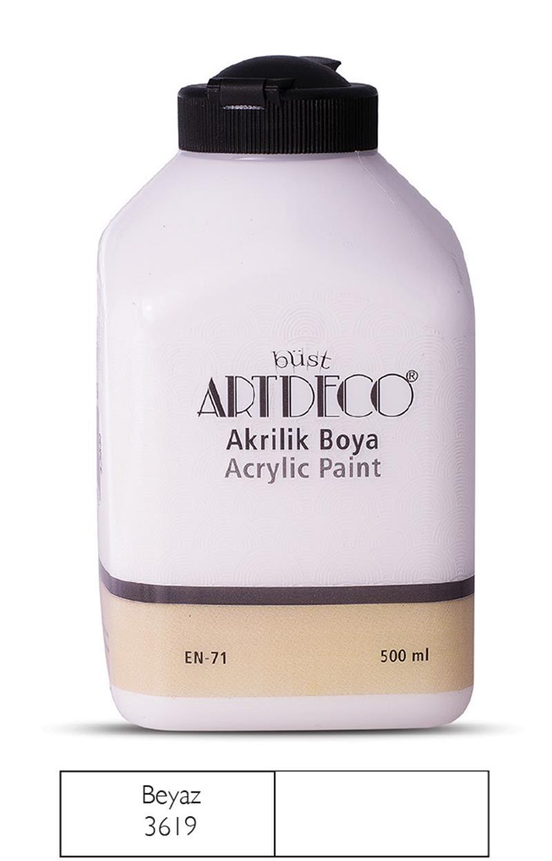 Artdeco Akrilik Boya 500 ml Beyaz Y-070L-3619