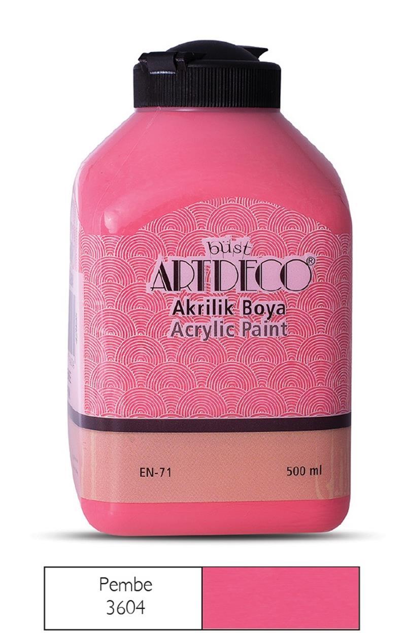 Artdeco Akrilik Boya 500 Ml Pembe Y-070L-3604