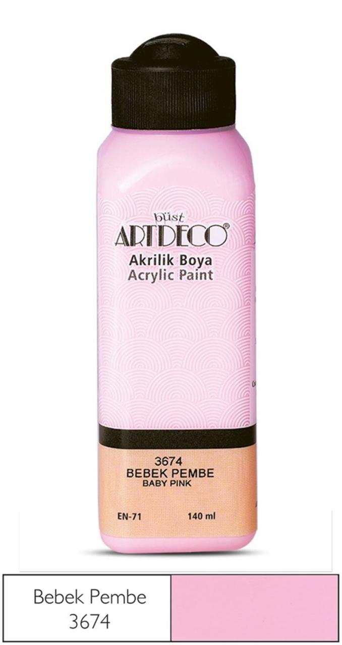 Artdeco Akrilik Boya 140 Ml Bebek Pembe 070R-3674