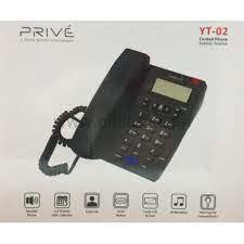 Prive Yt-02 Sabit Masa Üstü Telefon Siyah