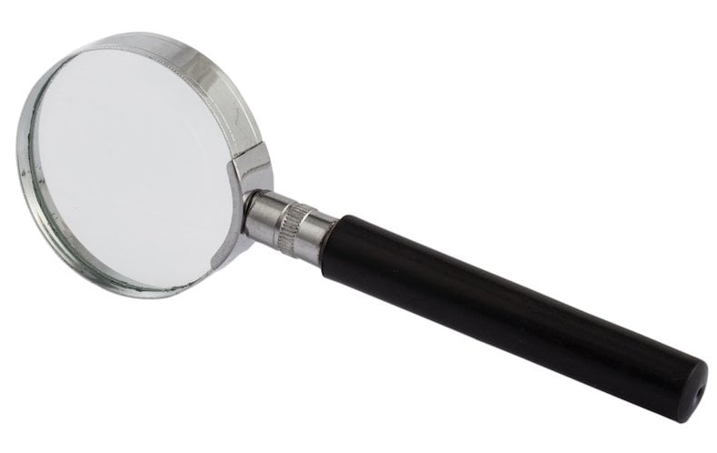 Kraf Büyüteç Metal Çerçeve 50mm 350G 6x