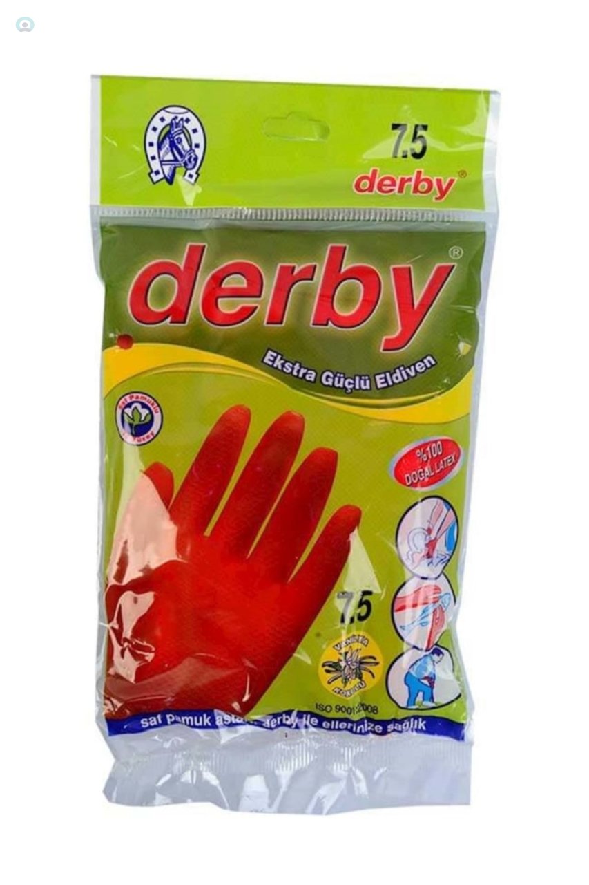 Derby Bulaşık Eldiveni No:7,5 D-100