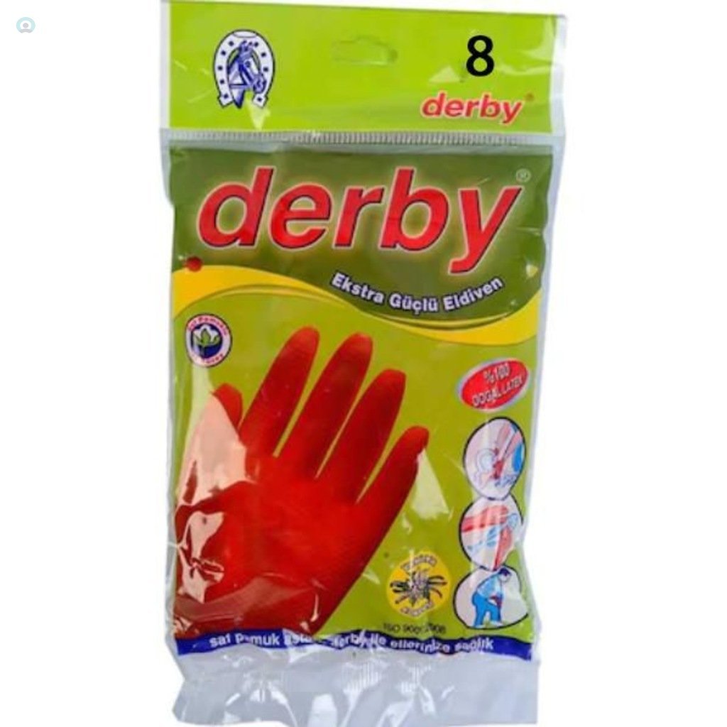 Derby Bulaşık Eldiveni No:8 D-100