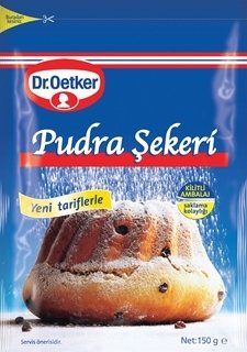 Dr.Oetker Pudra Şekeri 150Gr.Kilitli Ambalaj