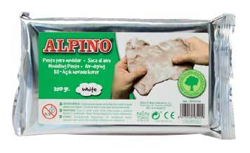 Alpıno Şekillendirme Kili 250Gr Beyaz Dp-010104