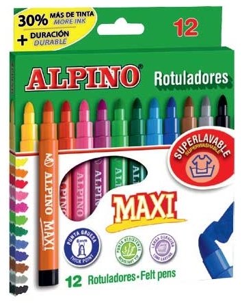 Alpino Keçeli Kalem Maxi 12 Lİ AR-06