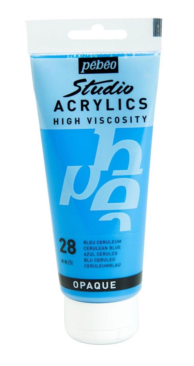 Pebeo Akrilik Studio Boya 100 ml 831x28 Cerulean Blue