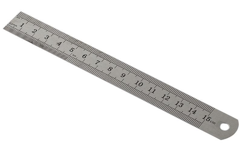 Kraf Çelik Cetvel 15 Cm Inch Ölçülü 515G