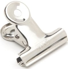 Mas Beyaz Metal Kıskaç Yaylı 22 mm 2 Düzinelik Kutu 938