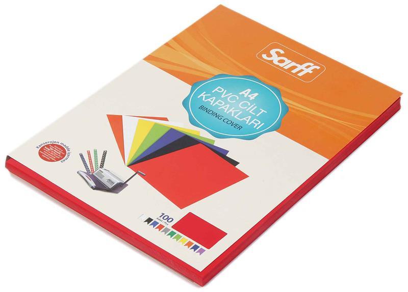 Sarff Cilt Kapağı A4 160M Pvc Siyah 100 Lü 15201013