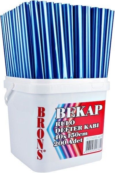Brons Defter Kabı Rulo 40X150 Mavi Br-464
