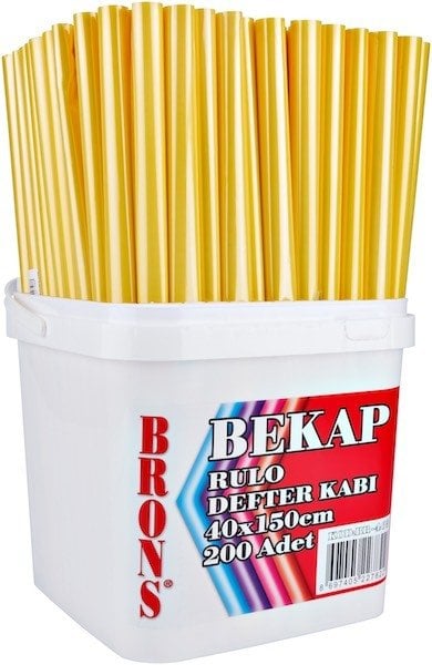 Brons Defter Kabı Rulo 40X150 Sarı Br-466