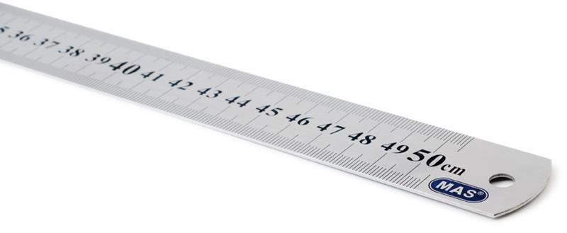 Mas Cetvel Çelik 50 Cm 2350