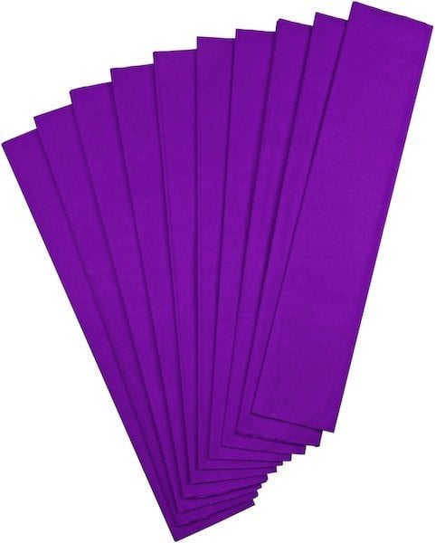 Nova Color Krepon Kağıdı 10 Lu Mor Nc-655