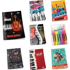 Çınar Büyük 40 Yaprak Dikişli Müzik Defteri