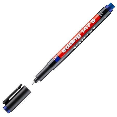 Eddıng Asetat Kalemi Silgili E-147S Mavi