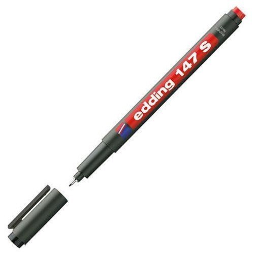 Eddıng Asetat Kalemi Silgili E-147S Kırmızı