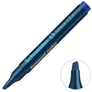 Schneıder Maxx 133 Kesik Uç Permanent Markör 1-4 Mm Mavi