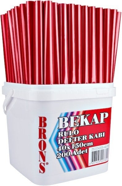 Brons Defter Kabı Rulo 40X150 Kırmızı Br-465