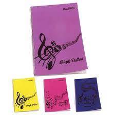 Çınar A4 30 Yaprak Spiralli P.P Kapak Jazz Müzik Defteri