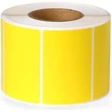 X5 Tech 40mmx60mt Sarı Termal Eczane Etiketi 500lü Sarım