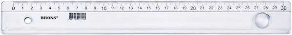 Brons Cetvel 30Cm Plastik Br-225