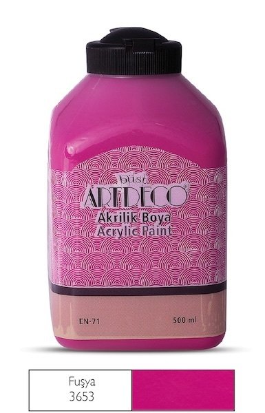 Artdeco Akrilik Boya 500 Ml Fuşya 070L-3653