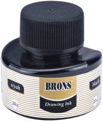 Brons Çini Mürekkebi 20Cc Siyah Br-317