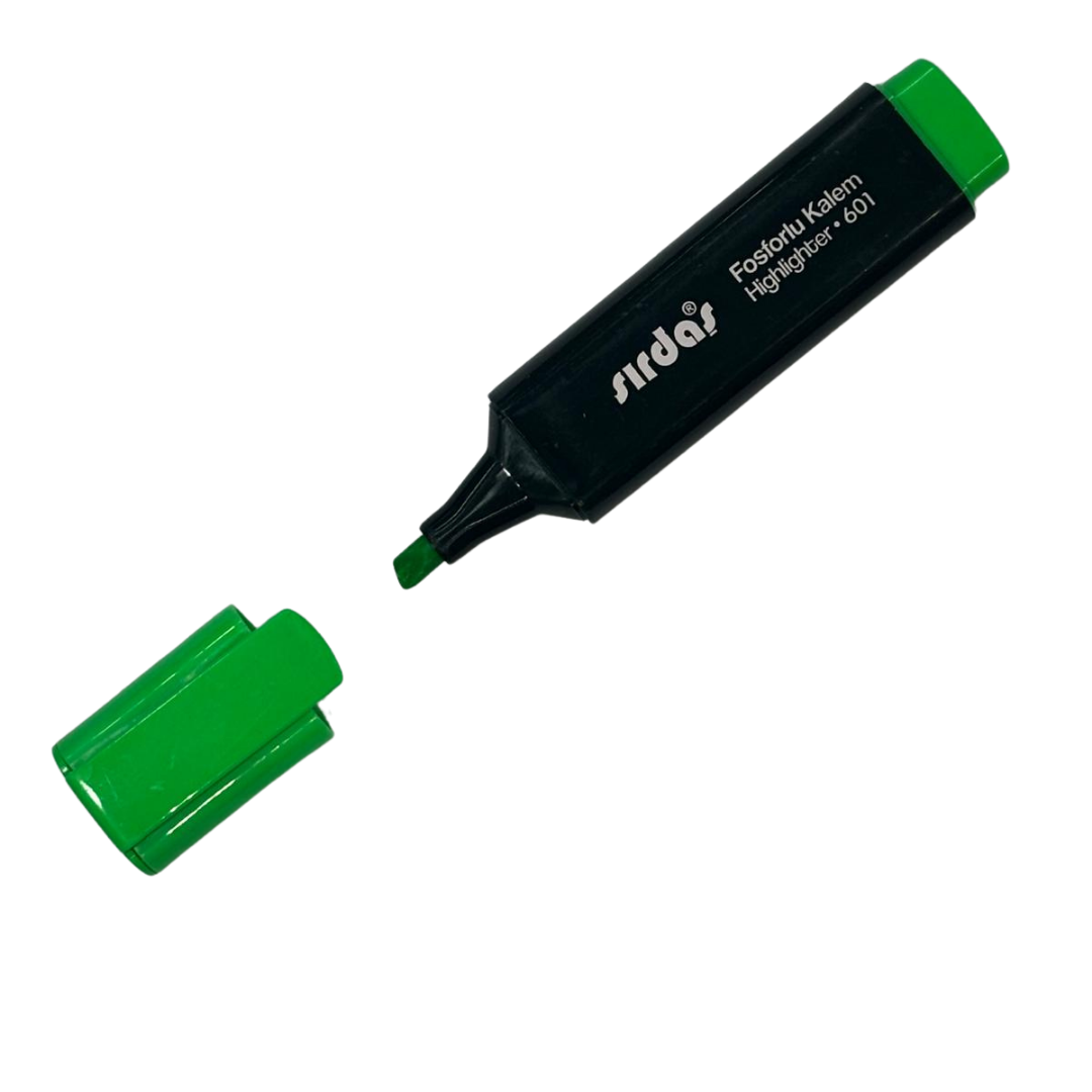 Sırdaş 601 Fosforlu Kalem Yeşil