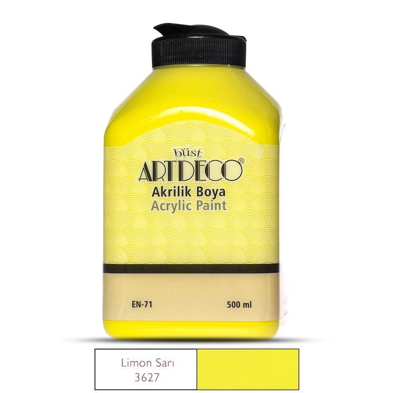 Artdeco Akrilik Boya 500 Ml Limon Sarı 070L-3627