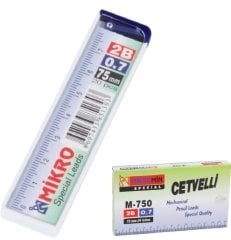Mikro Min 0.7 75 Mm Cetvelli Kalem Ucu M-750