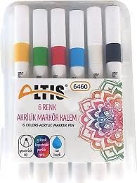 Altis Akrilik Markör Kalemi 6 Renk 6460