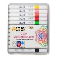 Altis Akrilik Markör Kalemi 12 Renk 6461