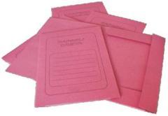 Ful Kulaklı Kapaklı Karton Dosya Pembe 50li